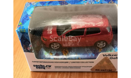 Олимпиада Сочи масштаб 1:59 VW GOLF, масштабная модель, scale0, Volkswagen