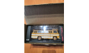 ПАЗ-672 желтый с белыми полосами автобус, масштабная модель, Classicbus, scale43