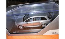 Audi Q7 2015 серебристый Spark, масштабная модель, scale43