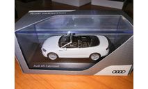 Audi A5 Cabriolet (white), масштабная модель, scale43