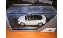 Audi A5 Cabriolet (white), масштабная модель, scale43