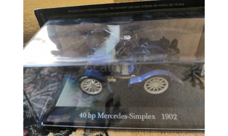 Mercedes Simplex 1902, масштабная модель, Mercedes-Benz, Altaya, scale43