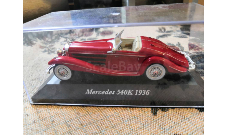 Mercedes-Benz 540K 1936, масштабная модель, Altaya, Museum Series (музейная серия), scale43