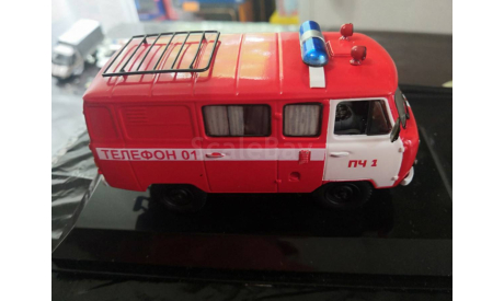 УАЗ-3909 пожарная охрана, масштабная модель, scale43