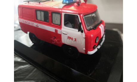 УАЗ-3909 пожарная охрана, масштабная модель, scale43
