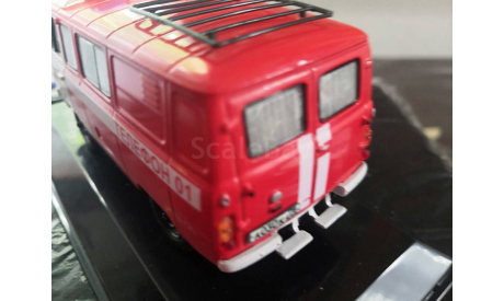УАЗ-3909 пожарная охрана, масштабная модель, scale43