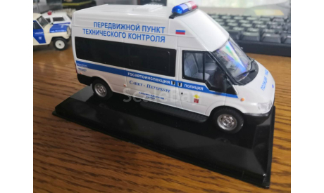 FORD TRANSIT ДПС ГИБДД СПБ полиция, масштабная модель, scale43