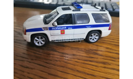 CADILLAC ESCALADE ПОЛИЦИЯ СПБ, масштабная модель, scale43