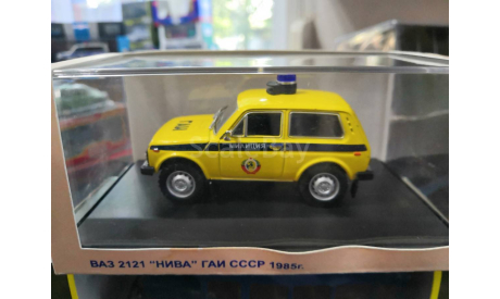 ВАЗ-2121 НИВА ГАИ Милиция СССР ТАМПОВКА, масштабная модель, scale43