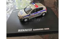 RENAULT SANDERO ДПС ПОЛИЦИЯ, масштабная модель, scale43