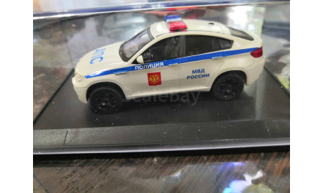 BMW Х6 ДПС ПОЛИЦИЯ, масштабная модель, scale43