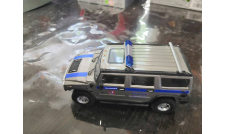 HUMMER H2 МИЛИЦИЯ МОСКВА, масштабная модель, scale43