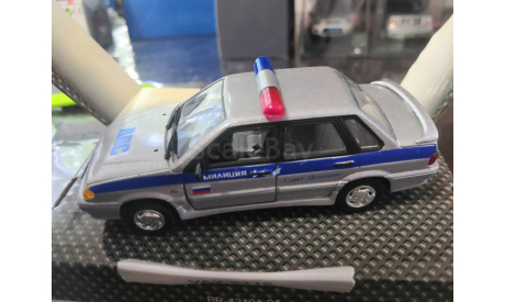 ВАЗ-2115 ДПС МИЛИЦИЯ СПБ, масштабная модель, scale43