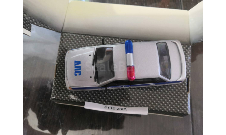 ВАЗ-2115 ДПС МИЛИЦИЯ СПБ, масштабная модель, scale43