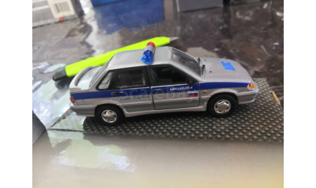 ВАЗ-2115 ДПС МИЛИЦИЯ СПБ, масштабная модель, scale43