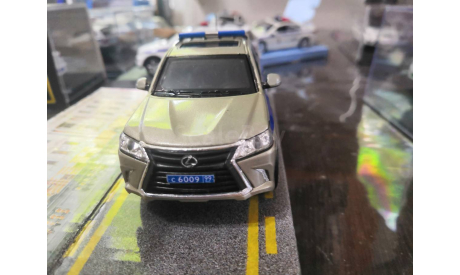 Lexus LX570 ПОЛИЦИЯ, масштабная модель, scale43