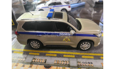 Lexus LX570 ПОЛИЦИЯ, масштабная модель, scale43