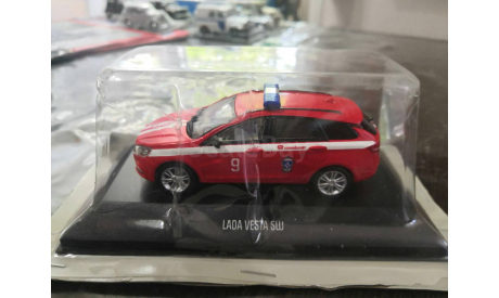 Лада LADA VESTA SW пожарная служба, масштабная модель, ВАЗ, scale43