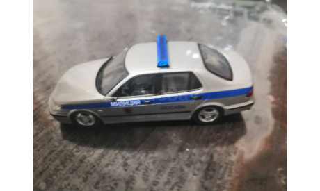 Полицейские Машины Мира №48 - SAAB 9-5, журнальная серия Полицейские машины мира (DeAgostini), Полицейские машины мира, Deagostini, scale43