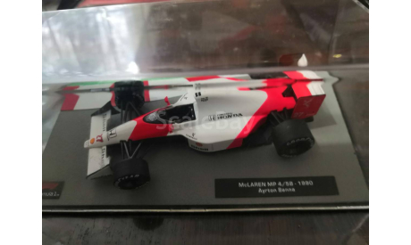 Formula 1 №30 - McLaren MP4/5B - Айртон Сенна (1990), журнальная серия масштабных моделей, scale43