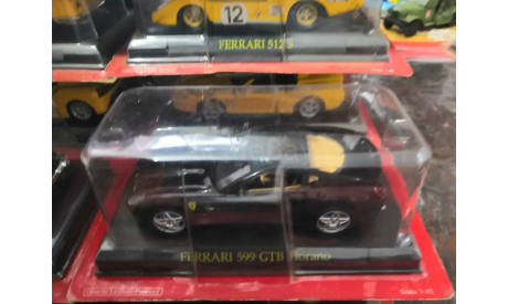 Ferrari 599 GTB Fiorano, журнальная серия Ferrari Collection (GeFabbri), scale43
