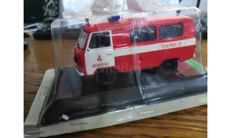 УАЗ-452 пожарная охрана штаб, масштабная модель, scale43