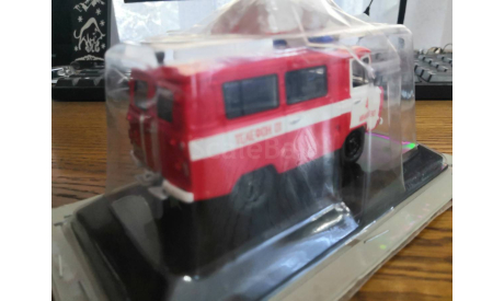 УАЗ-452 пожарная охрана штаб, масштабная модель, scale43