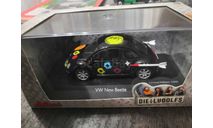 Volkswagen New Beetle Die Ludolfs черный, масштабная модель, Schuco, scale43