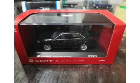 SEAT Exeo черный, масштабная модель, IXO Road (серии MOC, CLC), scale43