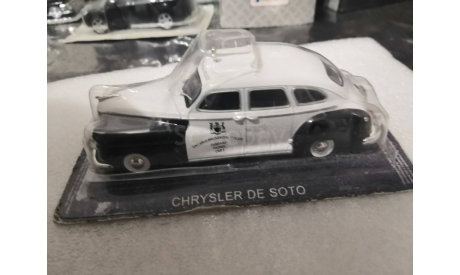 Полицейские Машины Мира №16 Chrysler De Soto, журнальная серия Полицейские машины мира (DeAgostini), scale43