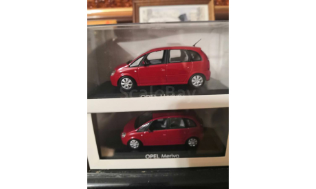 Opel Meriva 2003 красный Minichamps, масштабная модель, scale43