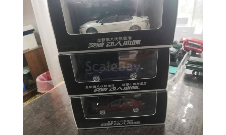Toyota 8th CAMRY 2018 blue, масштабная модель, scale43