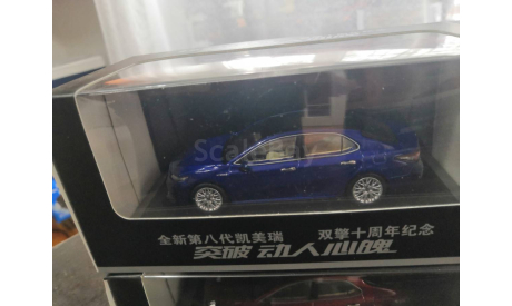 Toyota 8th CAMRY 2018 blue, масштабная модель, scale43