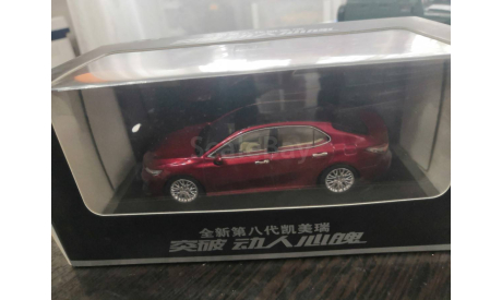 Toyota 8th CAMRY 2018 red, масштабная модель, scale43