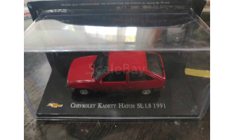 Chevrolet Kadett Si 1.8 1991 (Opel Kadett E) красный, масштабная модель, Altaya, scale43