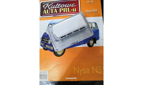 Nysa N 59/ Ныса Н 59 Kultowe auta dea, журнальная серия Kultowe Auta PRL-u (Польша), DeAgostini-Польша (Kultowe Auta), scale43