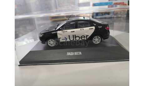 Lada Vesta ваз ЛАДА ВЕСТА такси Uber, масштабная модель, Конверсии мастеров-одиночек, scale43