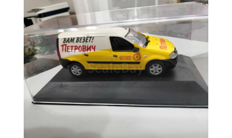 Лада ларгус белый ТК петрович, масштабная модель, ВАЗ, Конверсии мастеров-одиночек, scale43