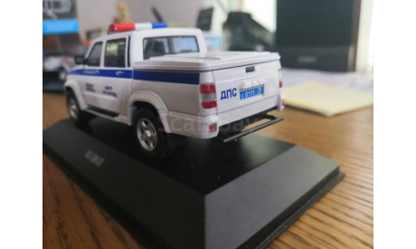 УАЗ-ПАТРИОТ ПИКАП ДПС МИЛИЦИЯ, масштабная модель, scale43