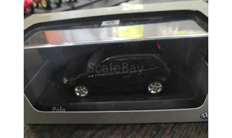 Volkswagen polo чёрный, масштабная модель, scale43