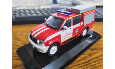 УАЗ Профи Пикап пожарная охрана СПБ, масштабная модель, scale43