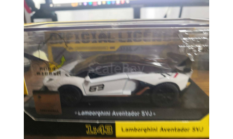 Lamborghini Aventador SVJ, масштабная модель, scale43