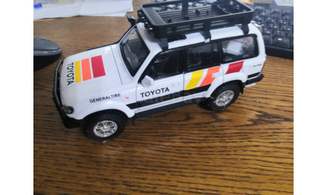 Toyota Land Cruiser 80 1:24, масштабная модель, scale24