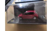 Chevrolet Celta 1.0 2000 красный, масштабная модель, Altaya, scale43