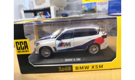 BMW X 5M 1:43 белый, масштабная модель, scale43