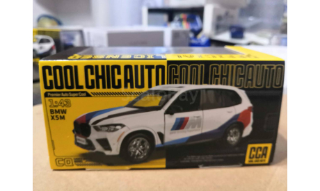 BMW X 5M 1:43 white, масштабная модель, scale43