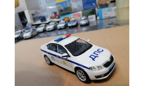 SKODA OCTAVIA А7 ДПС ПОЛИЦИЯ, масштабная модель, Škoda, Конверсии мастеров-одиночек, 1:43, 1/43