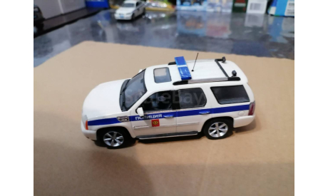 CADILLAC ESCALADE ПОЛИЦИЯ СПБ, масштабная модель, scale43