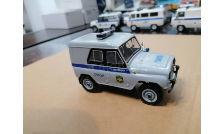 УАЗ-469 МИЛИЦИЯ ОМОН, масштабная модель, scale43