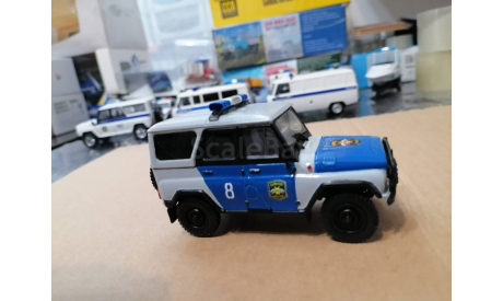 УАЗ-31514 ОМОН милиция, масштабная модель, scale43